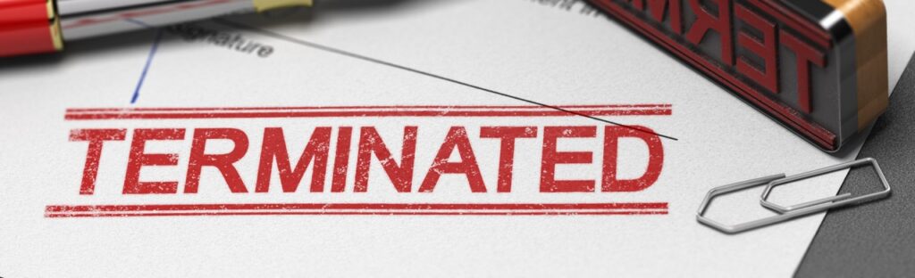 Contract Termination Announcement