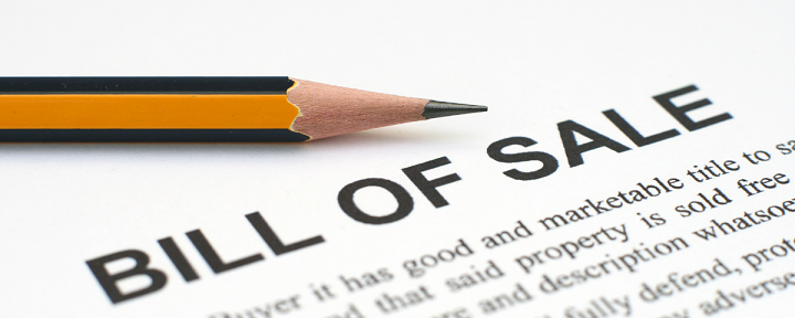 Equipment Bill of Sale