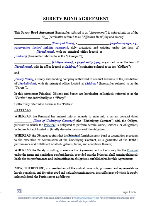 surety bond