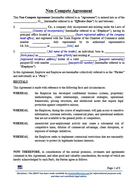 Non-Compete Agreement